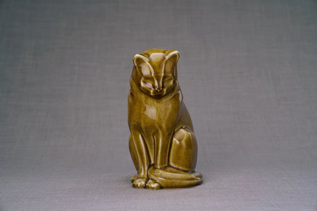 Neko Hand Decorated Pet Urn - Ceramic | Handmade