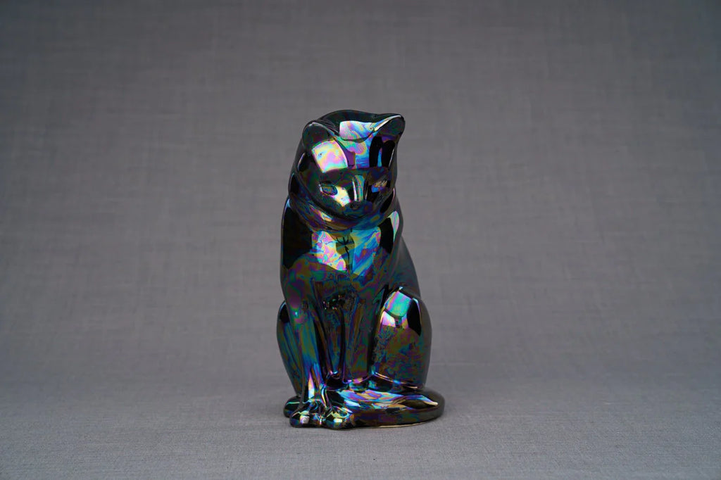 Neko Hand Decorated Pet Urn - Ceramic | Handmade