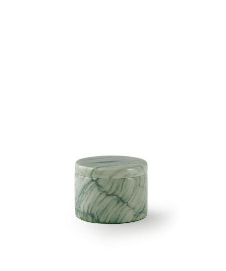 Edition Marmor, jadegrün, gedreht und poliert