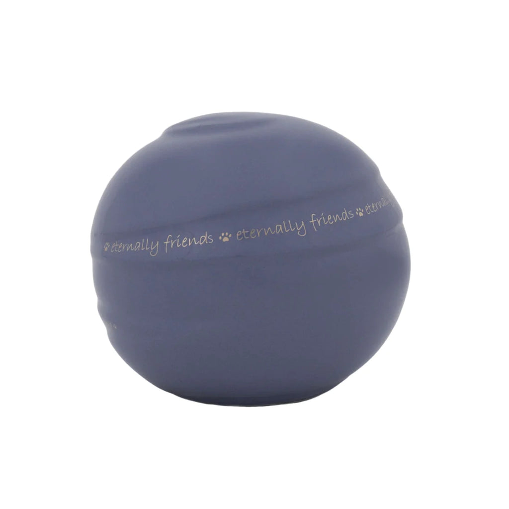 Porzellan Spherical urn with platinum