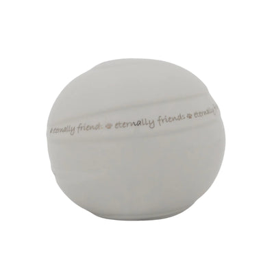 Porzellan Spherical urn with platinum
