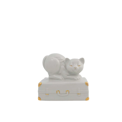 Porzellan Cat suitcase