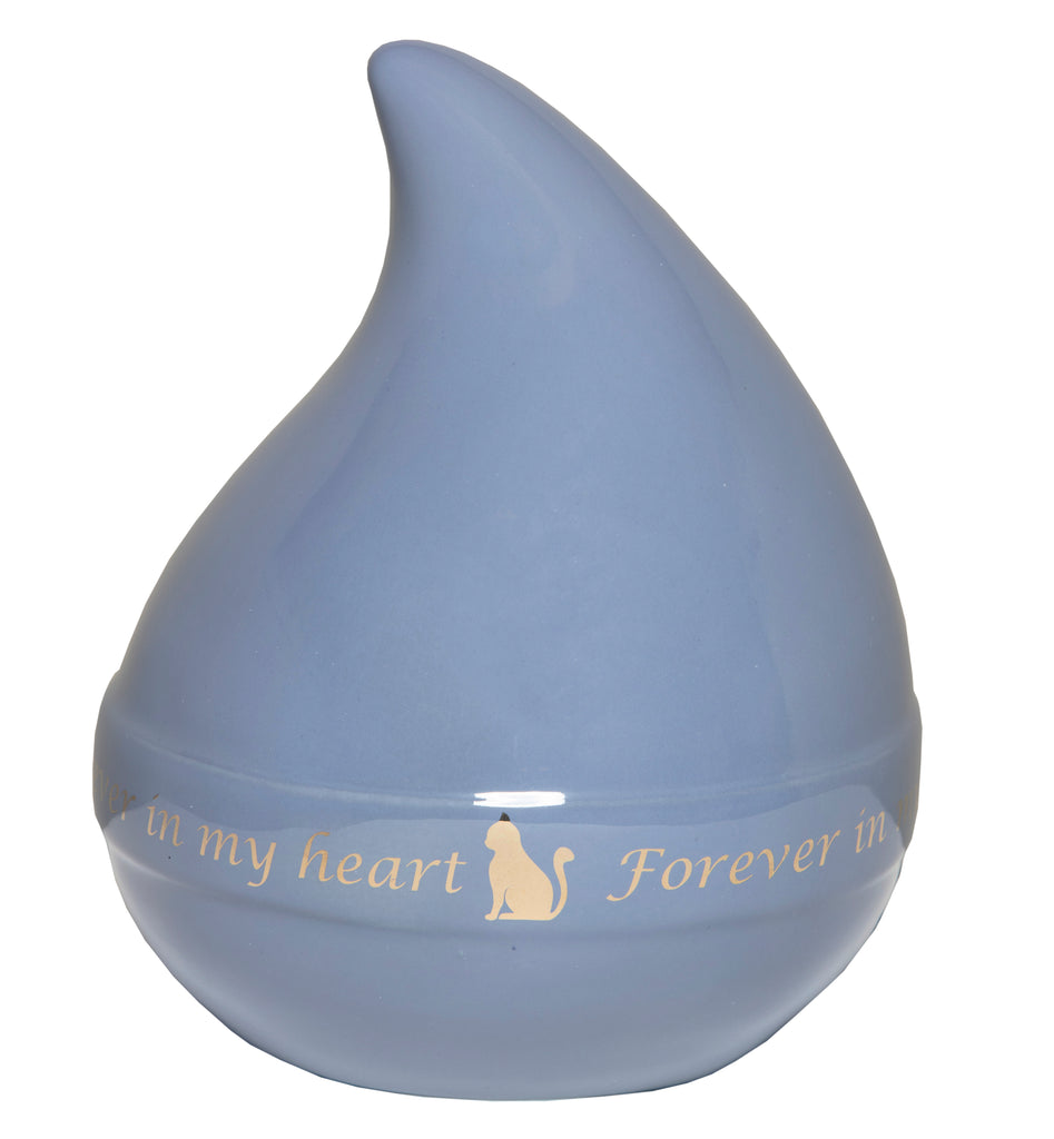 Porzellan Forever in my heart Katze