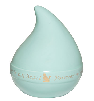 Porzellan Forever in my heart Katze