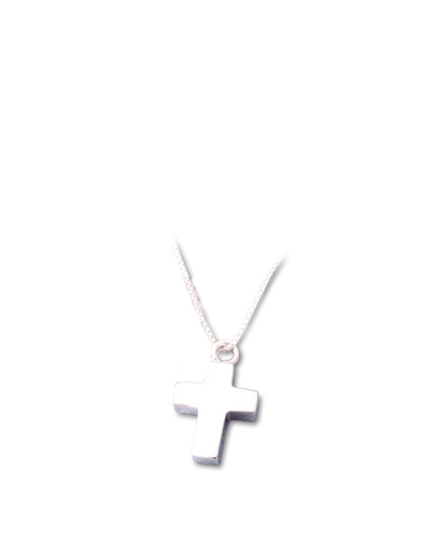 Am-Urn-Let, Kreuz, Sterlingsilber (vergoldet) in Samtdose, kleine Ausführung