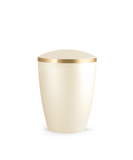 Edition Elegance, perlmutt champagner, Goldband gebürstet