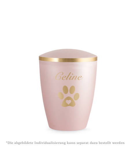 Edition Elegance, perlmutt rosé, Goldband gebürstet