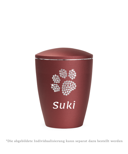 Edition Elegance, velvet rubin, Kristall-Pfote