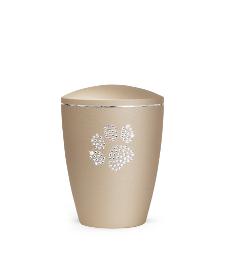 Edition Elegance, velvet champagner, Kristall-Pfote