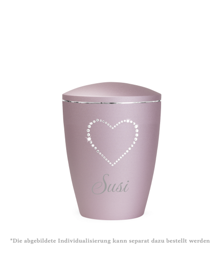 Edition Elegance, velvet rosé, Kristall-Herz