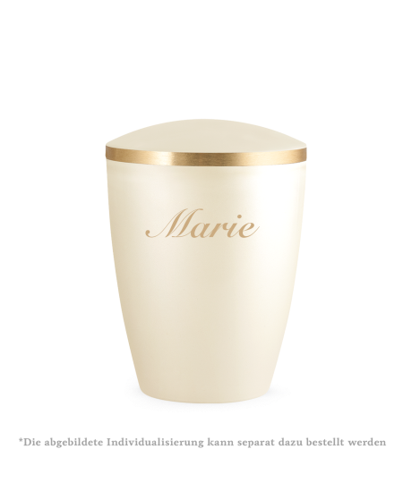 Edition Elegance, perlmutt champagner, Goldband gebürstet