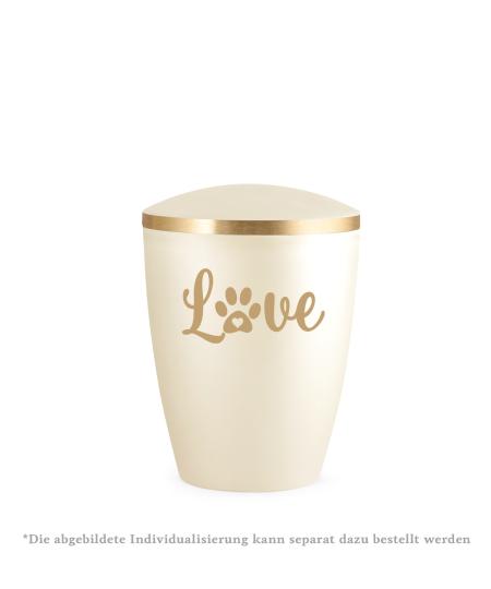 Edition Elegance, perlmutt champagner, Goldband gebürstet