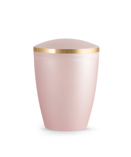 Edition Elegance, perlmutt rosé, Goldband gebürstet