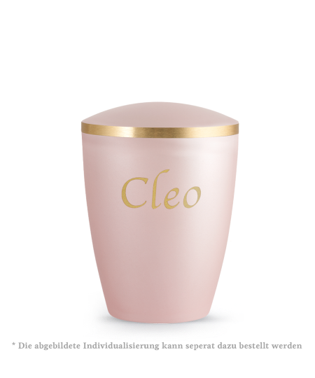 Edition Elegance, perlmutt rosé, Goldband gebürstet