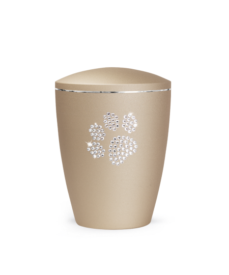 Edition Elegance, velvet champagner, Kristall-Pfote