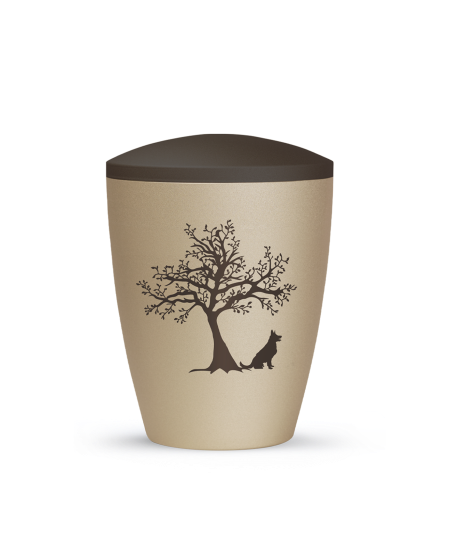 Edition Natura, zweifarbig, Tiermotiv braun, gedruckt, inkl. Erlensamen