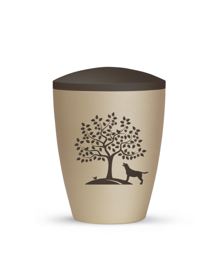 Edition Natura, zweifarbig, Tiermotiv braun, gedruckt, inkl. Erlensamen