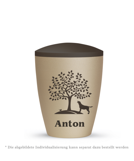 Edition Natura, zweifarbig, Tiermotiv braun, gedruckt, inkl. Erlensamen