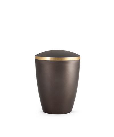 Edition Elegance, perlmutt chocolat, Goldband gebürstet