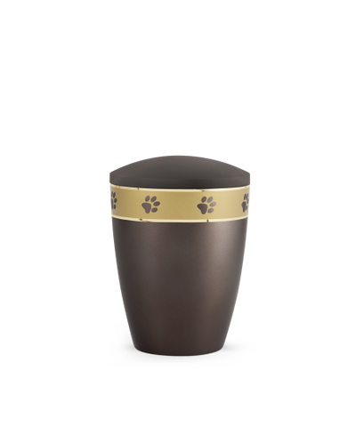 Edition legance, perlmutt chocolat, umlaufendes Pfotenband gold