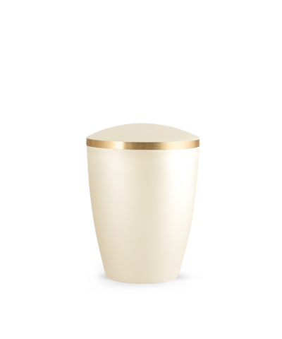 Edition Elegance, perlmutt champagner, Goldband gebürstet