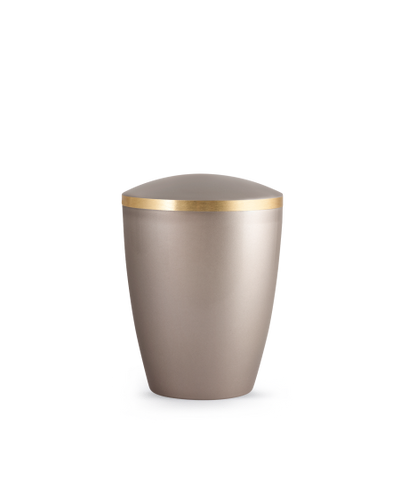 Edition Elegance, perlmutt fumé, Goldband gebürstet