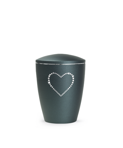 Edition Elegance, velvet petrol, Kristall-Herz