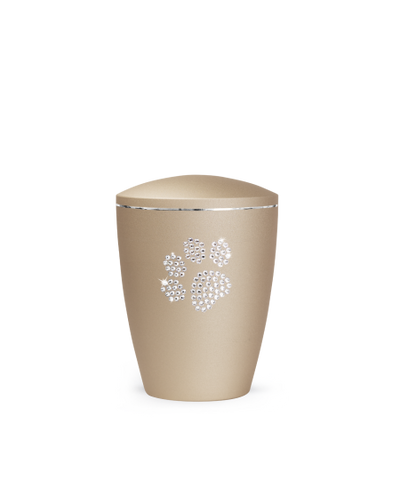 Edition Elegance, velvet champagner, Kristall-Pfote