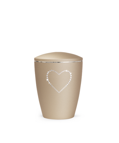 Edition Elegance, velvet champagner, Kristall-Herz