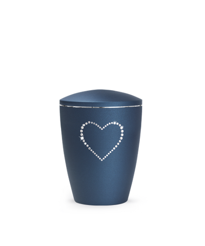 Edition Elegance, velvet navy, Kristall-Herz