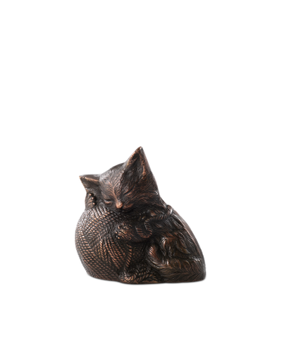 Edition Skulptura, Skulptururne, Katze mit Wollnäuel