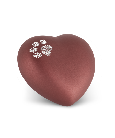 Edition Herz, velvet rubin, Kristall-Pfote
