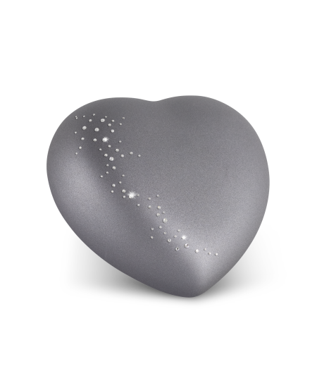 Edition Herz, velvet steingrau, Kristall-Schweif