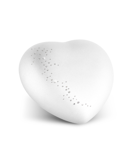 Edition Herz, velvet weiss, Kristall-Schweif