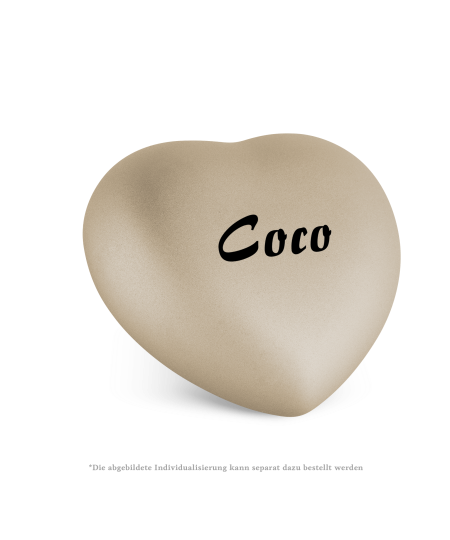 Edition Herz, velvet champagner