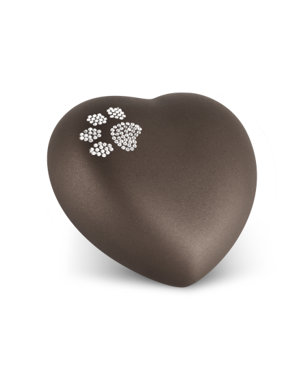 Edition Herz, velvet siena, Kristall-Pfoten