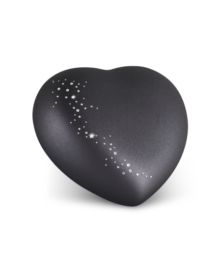 Edition Herz, velvet schwarz, Kristall-Schweif