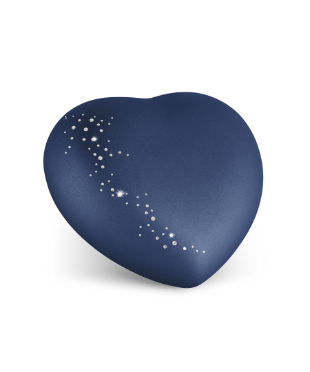 Edition Herz, vlevet navy, Kristall-Schweif