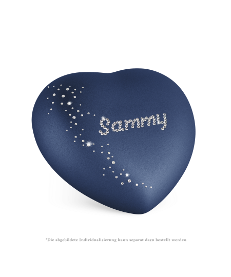 Edition Herz, vlevet navy, Kristall-Schweif