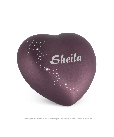 Edition Herz, velvet berry, Kristall-Schweif