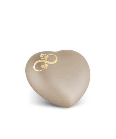 Edition Herz, velvet champagner, Sparkling Star Infinita Herz/ Pfote gold