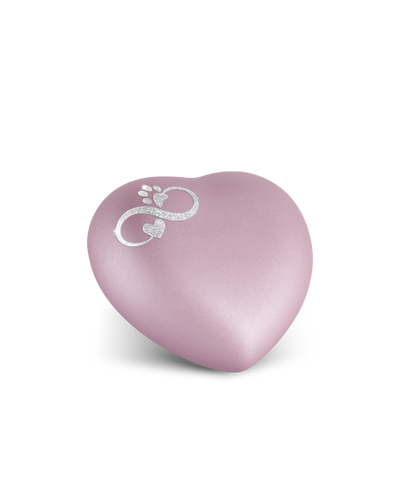 Edition Herz, velvet rosé, Sparkling Star Infinity Herz/ Pfote silber