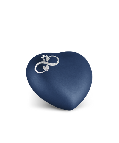 Edition Herz, velvet navy, Sparkling Star Infinity Herz/ Pfote silber