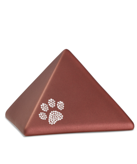 Edition Pyramide, velvet rubin, Kristall-Pfote