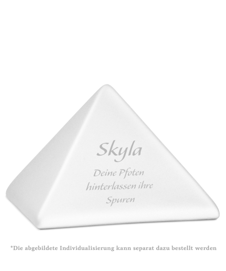 Edition Pyramide, velvet weiss