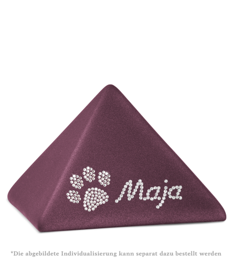 Edition Pyramide, velvet berry, Kristall-Pfote