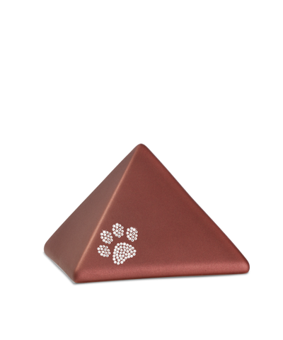 Edition Pyramide, velvet rubin, Kristall-Pfote