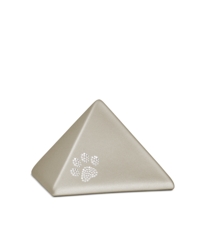 Edition Pyramide, velvet champagner, Kristall-Pfote
