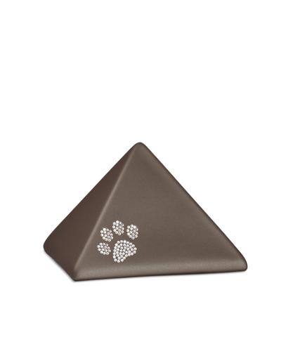 Edition Pyramide, velvet siena, Kristall-Pfote