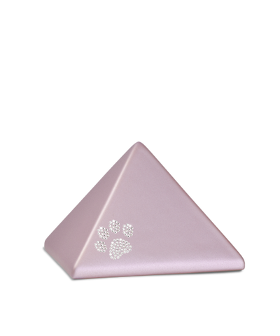 Edition Pyramide, velvet rosé, Kristall-Pfote